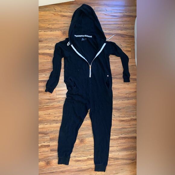 Volcom Black Lived In Lounge Full Zip Hoodie Onepiece Jumpsuit Womens
XS - Picture 3 of 10